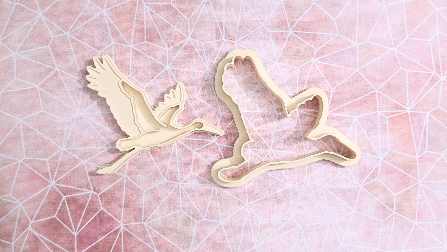 Stork - cookie cutter set