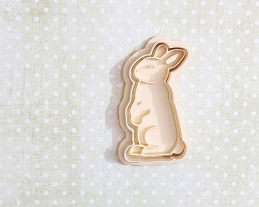 Standing bunny - cookie cutter set