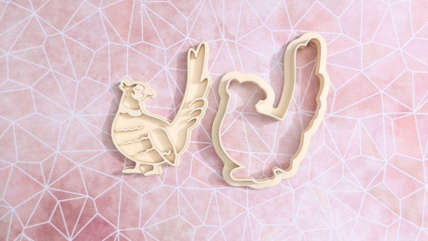 Pheasant - cookie cutter set