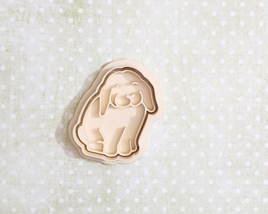 Floppy ear bunny - cookie cutter set