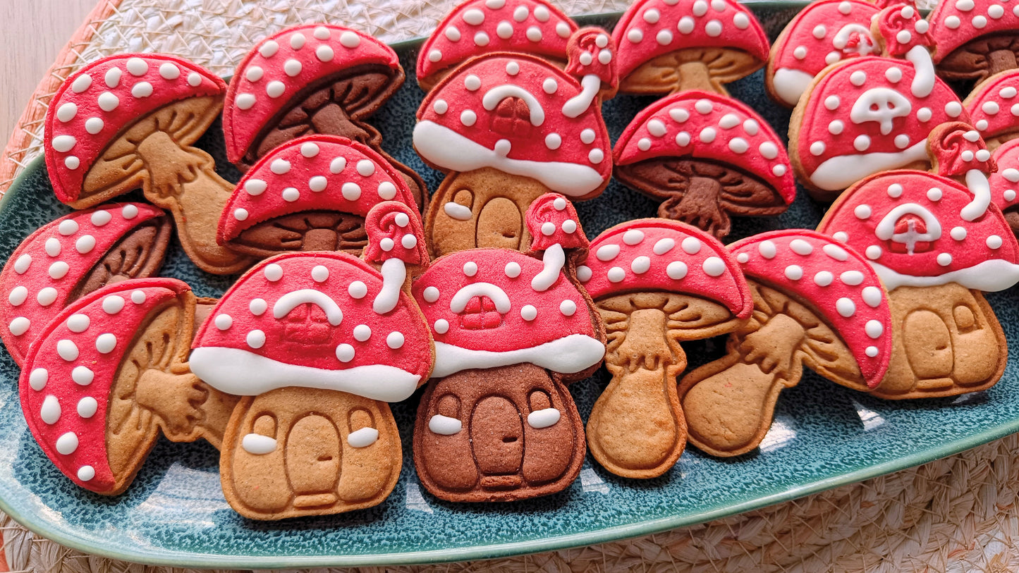 Mushroom house - cookie cutter set