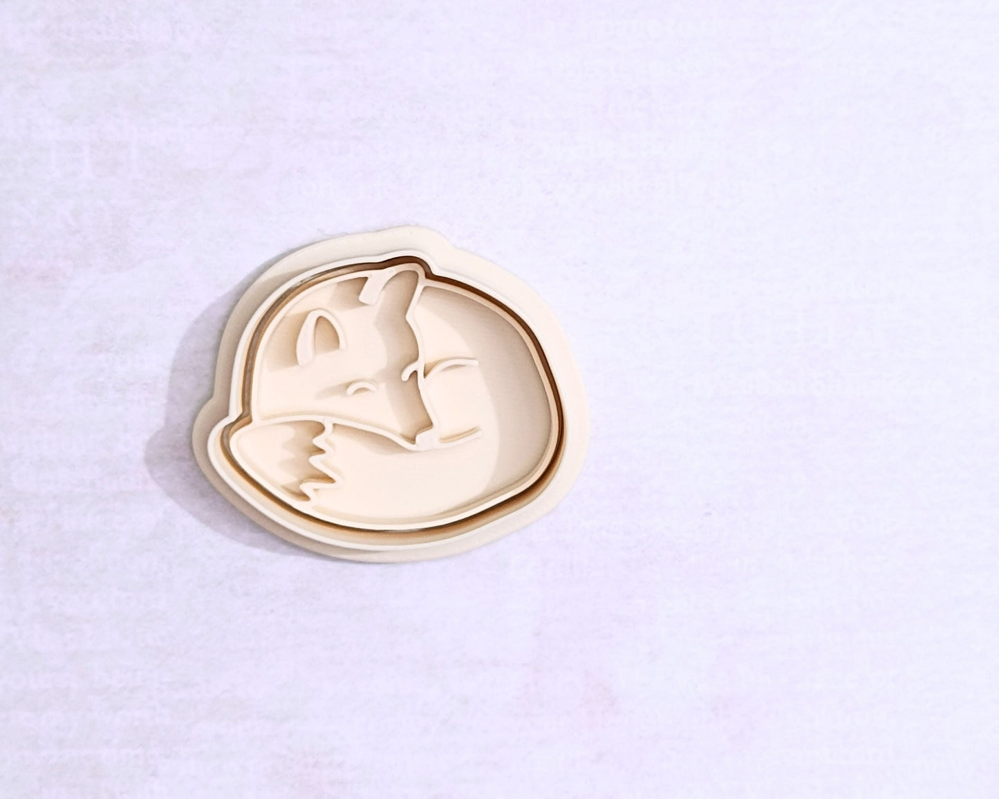 Sleeping fox - cookie cutter set