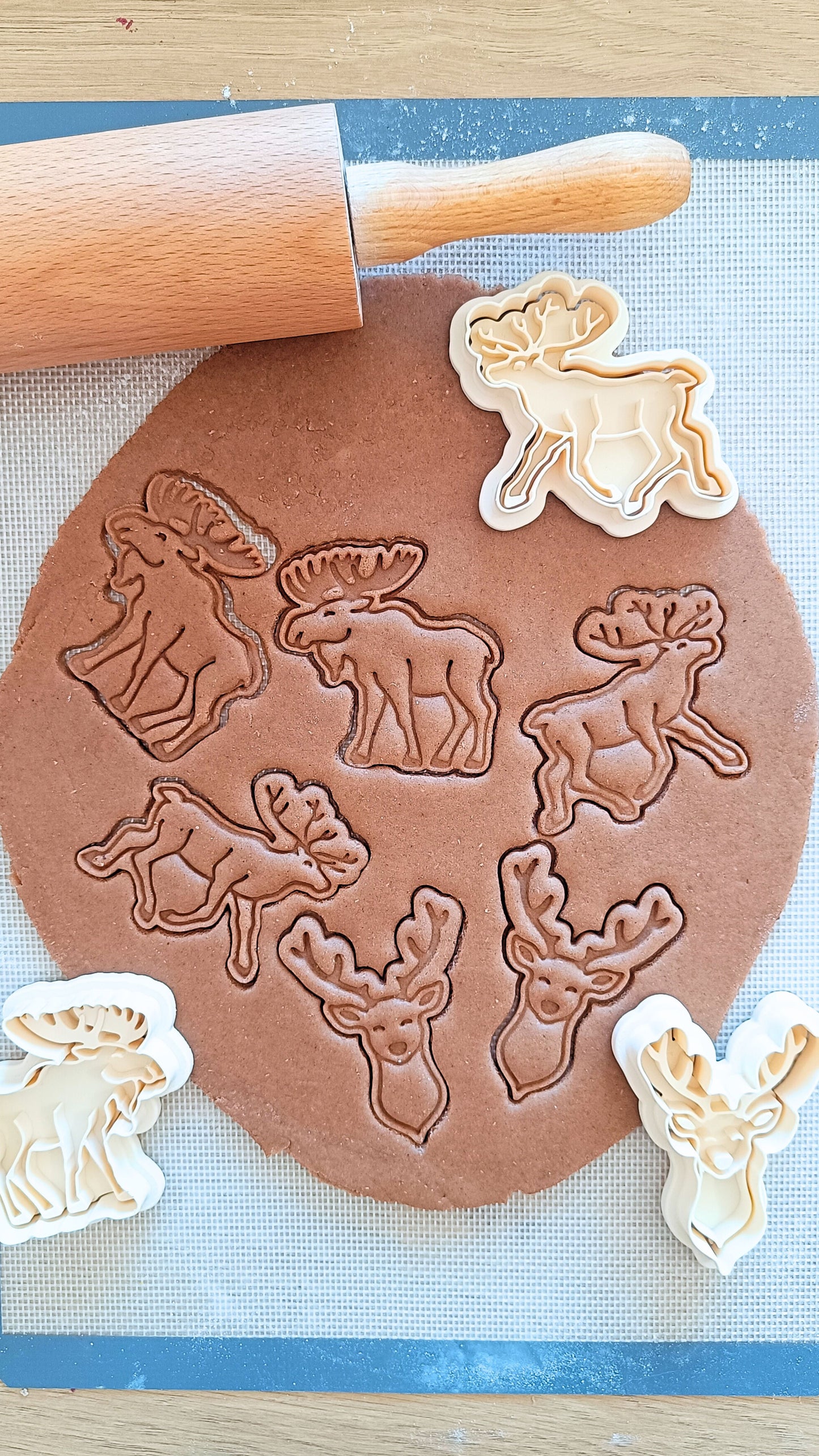 Reindeer - cookie cutter set