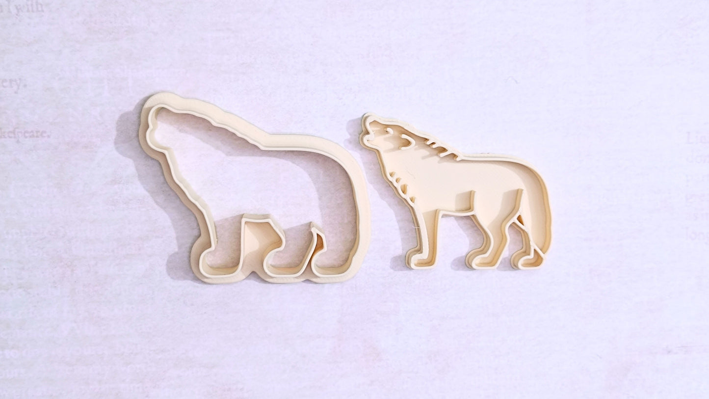 Wolf - cookie cutter set