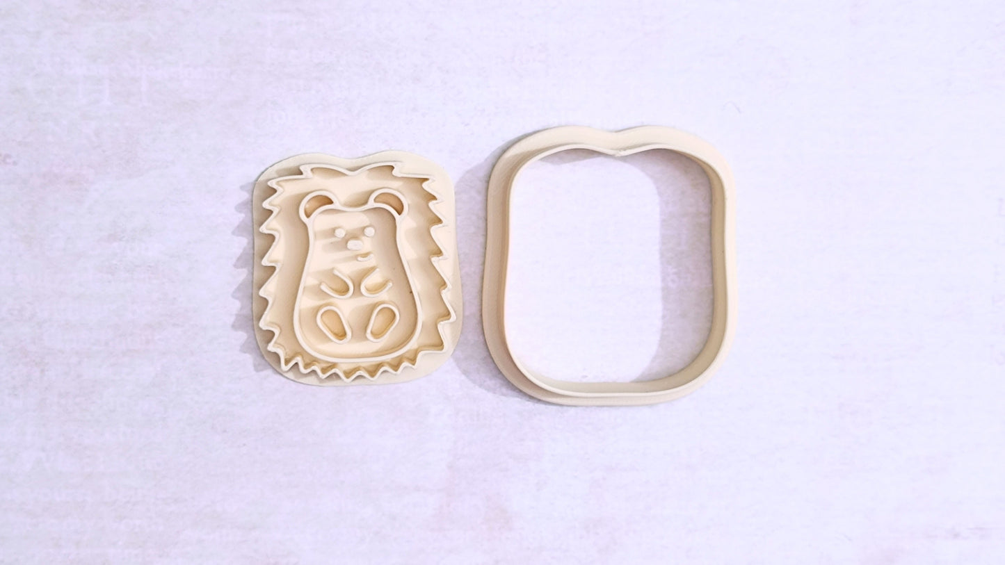 Hedgehog - cookie cutter set