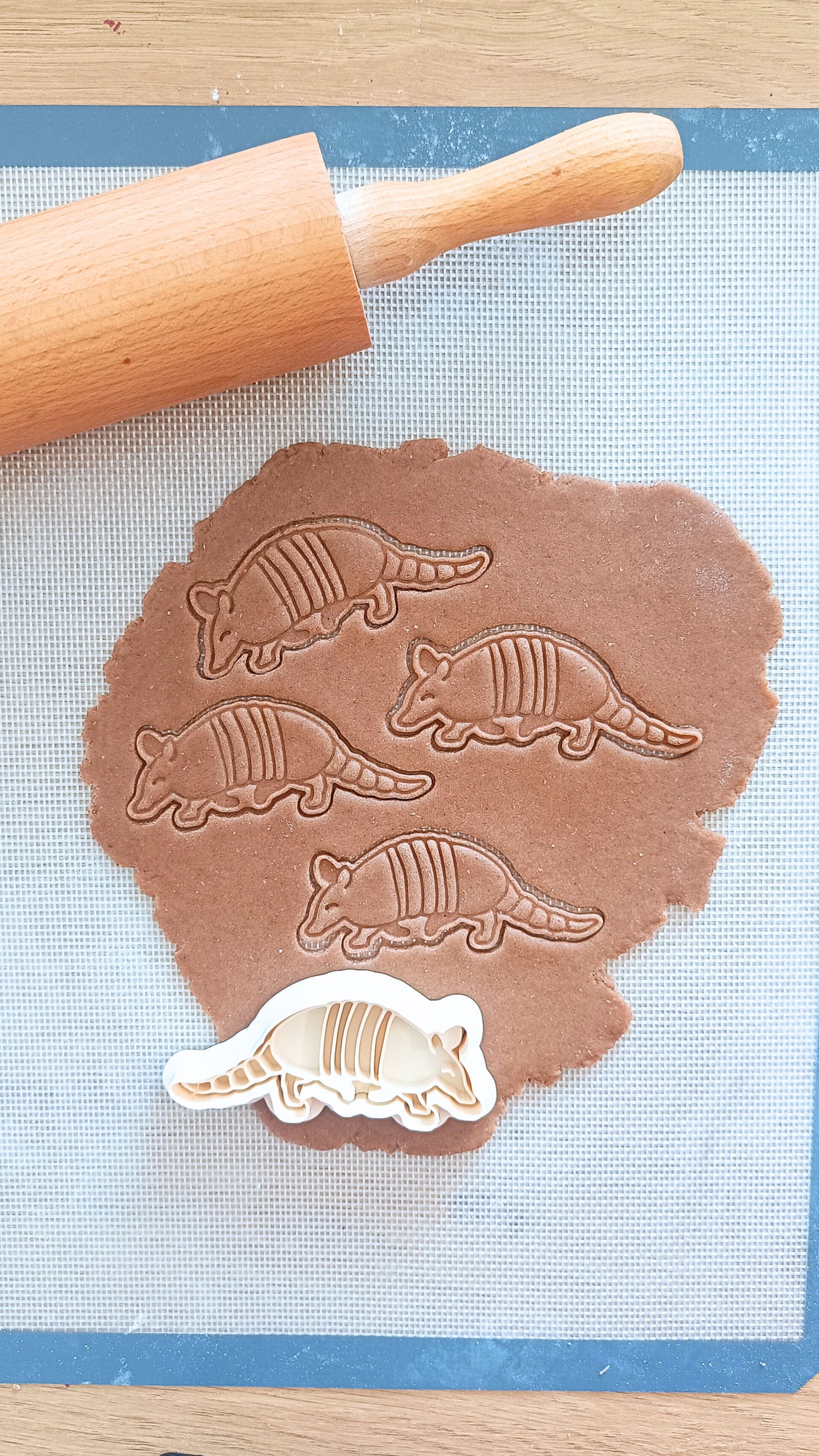 Armadillo - cookie cutter set