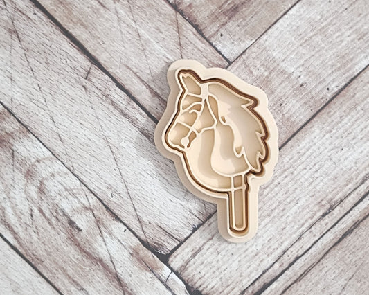 Hobby horse - cookie cutter set
