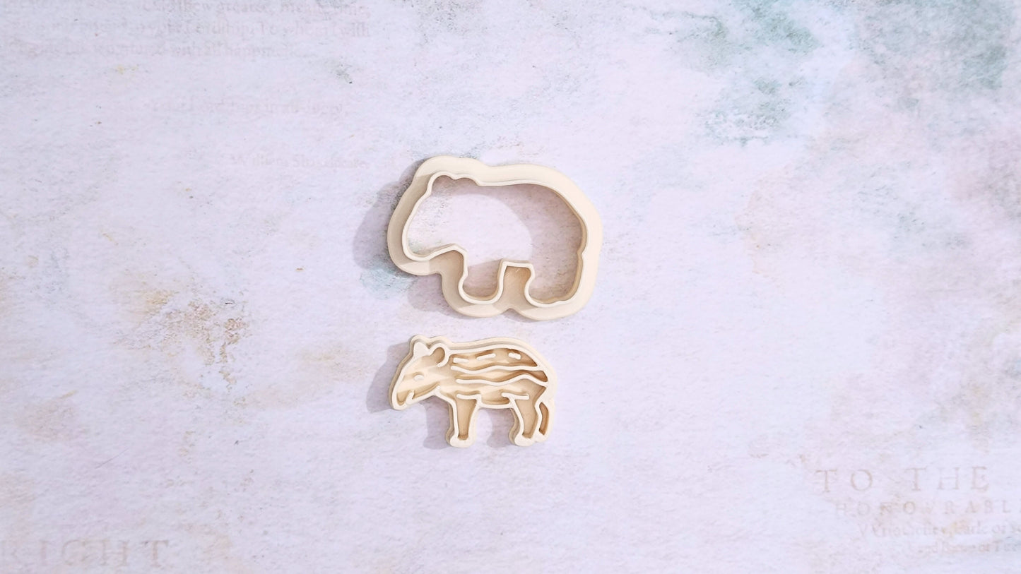 Baby Tapir - cookie cutter set