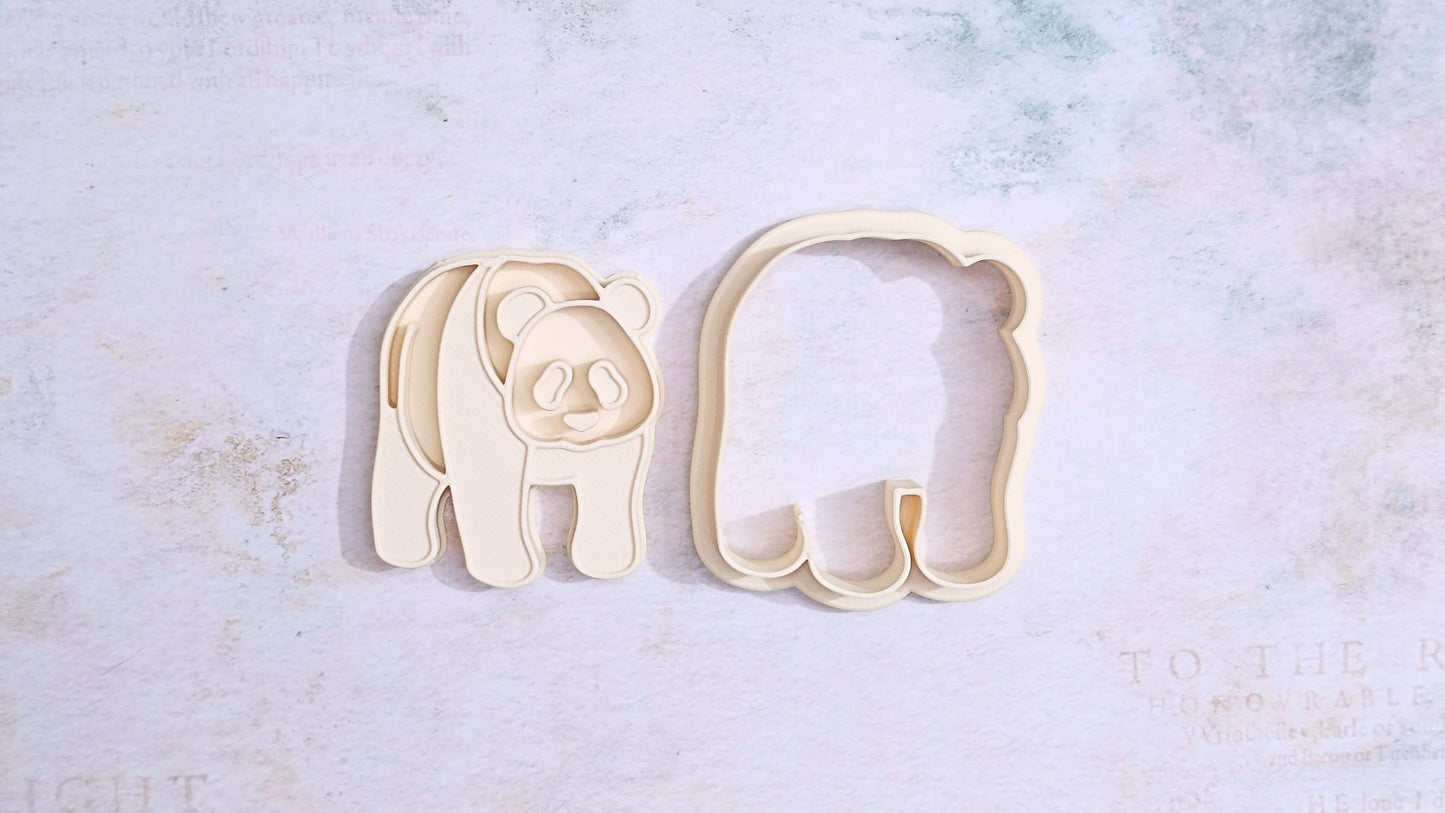 Panda - cookie cutter set