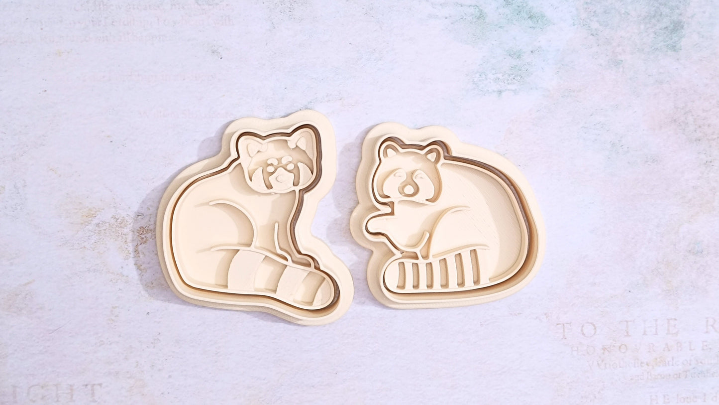 Raccoon - cookie cutter set