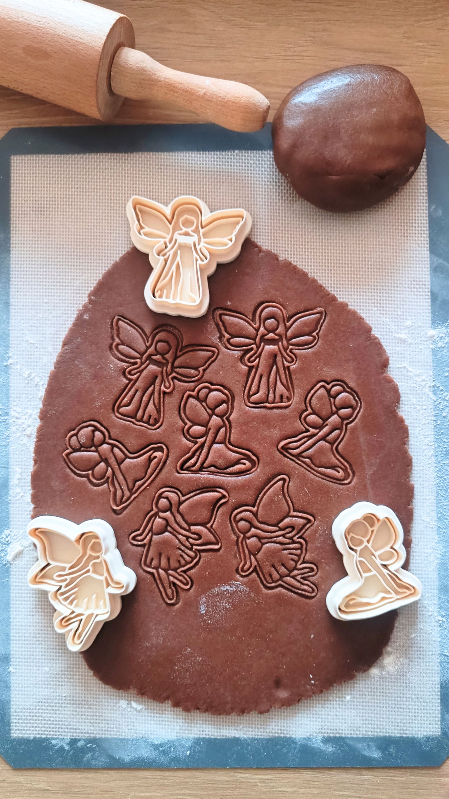 Fairy, flying - cookie cutter set