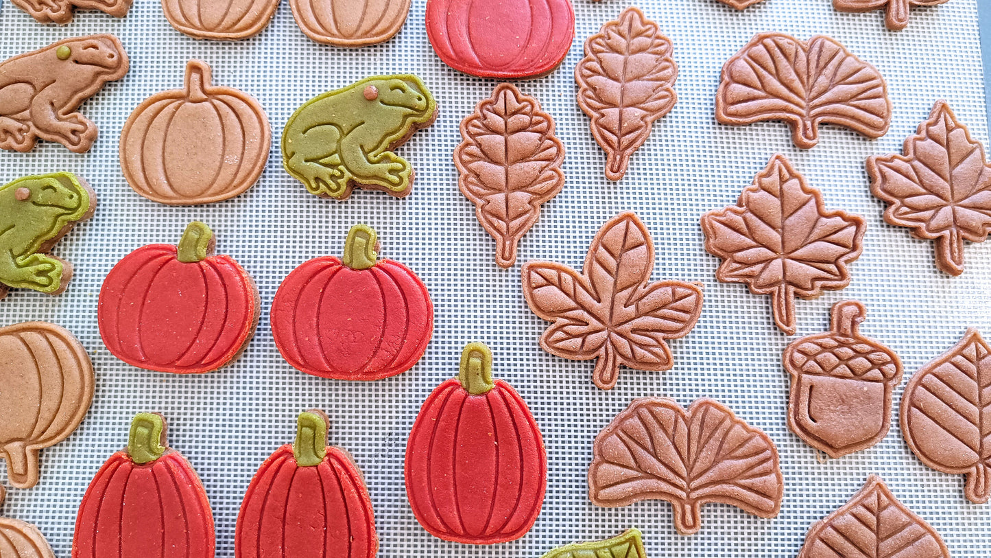 Ginkgo biloba leaf - cookie cutter set