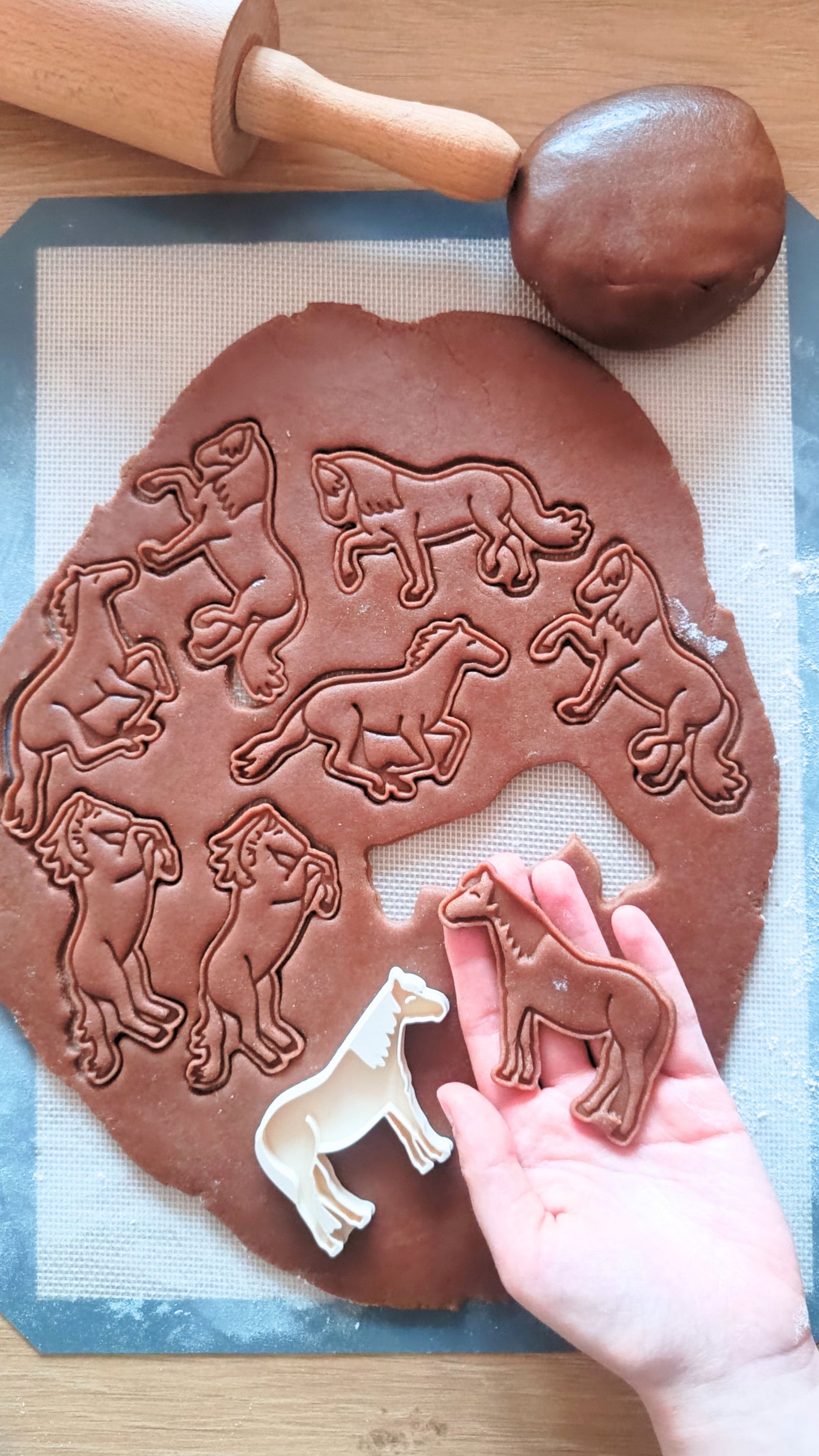 Quarter horse - cookie cutter set