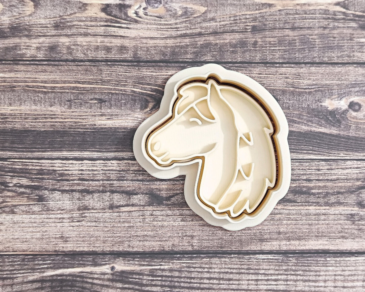 Icelandic horse head v2- cookie cutter set