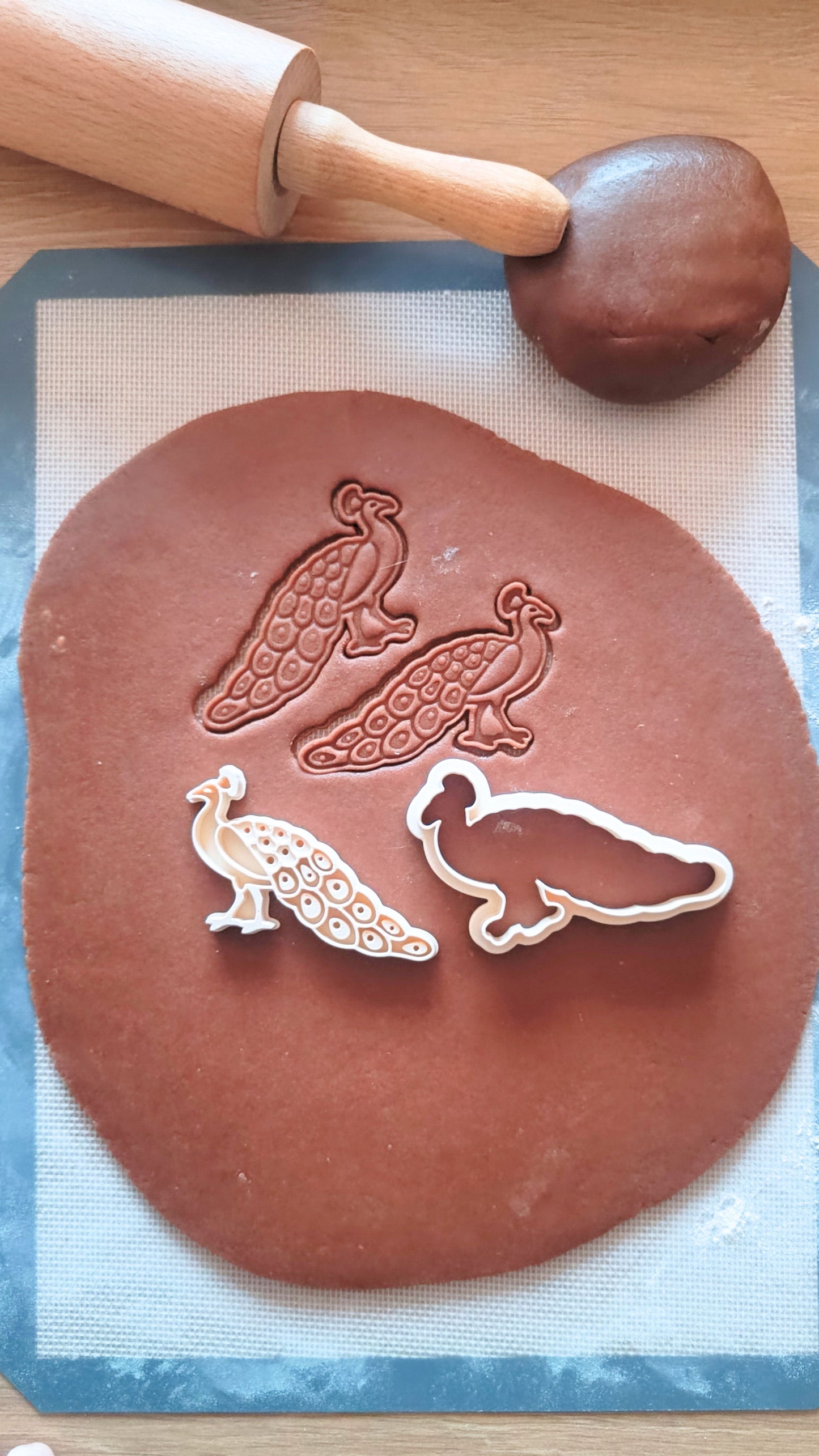 Peacock - cookie cutter set