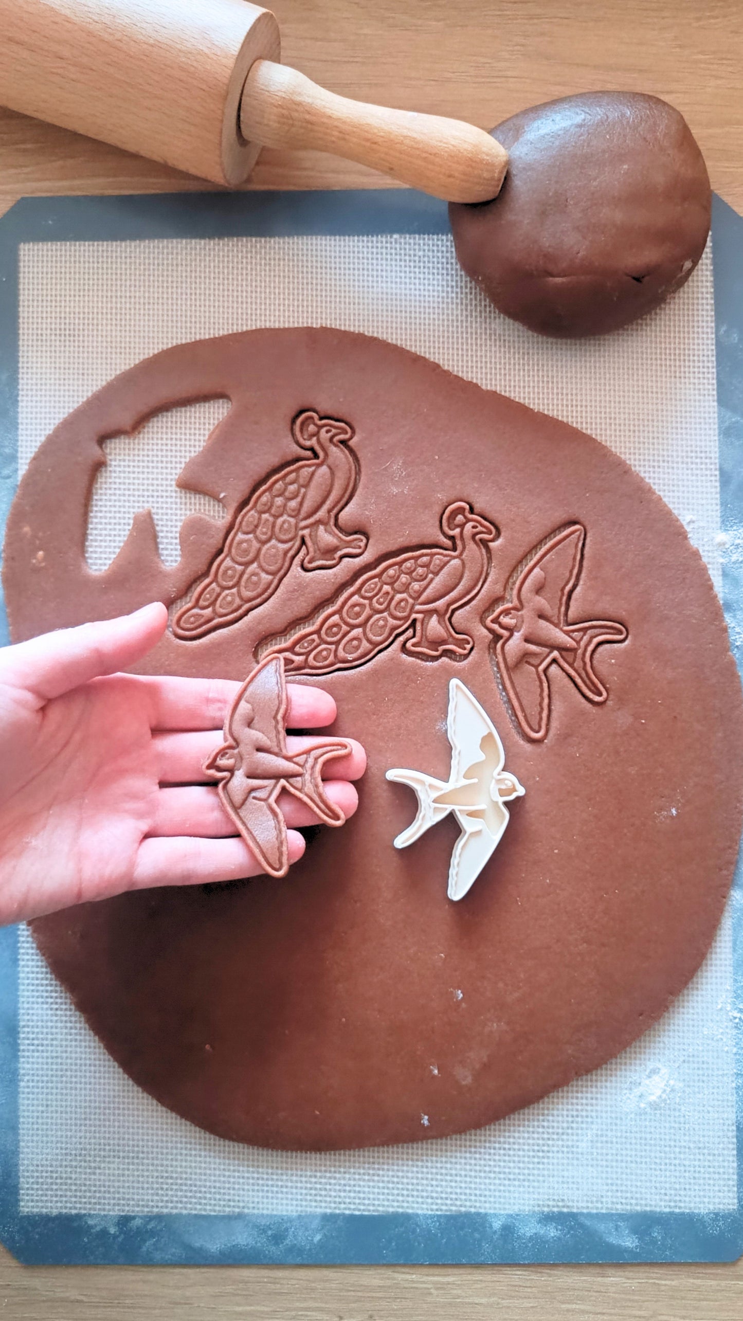 Swallow - cookie cutter set