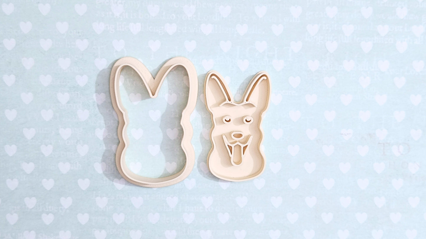 German Shepherd - cookie cutter set