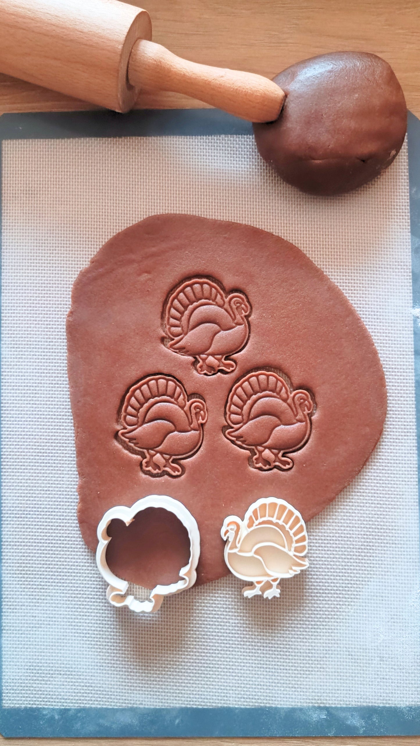 Turkey - cookie cutter set