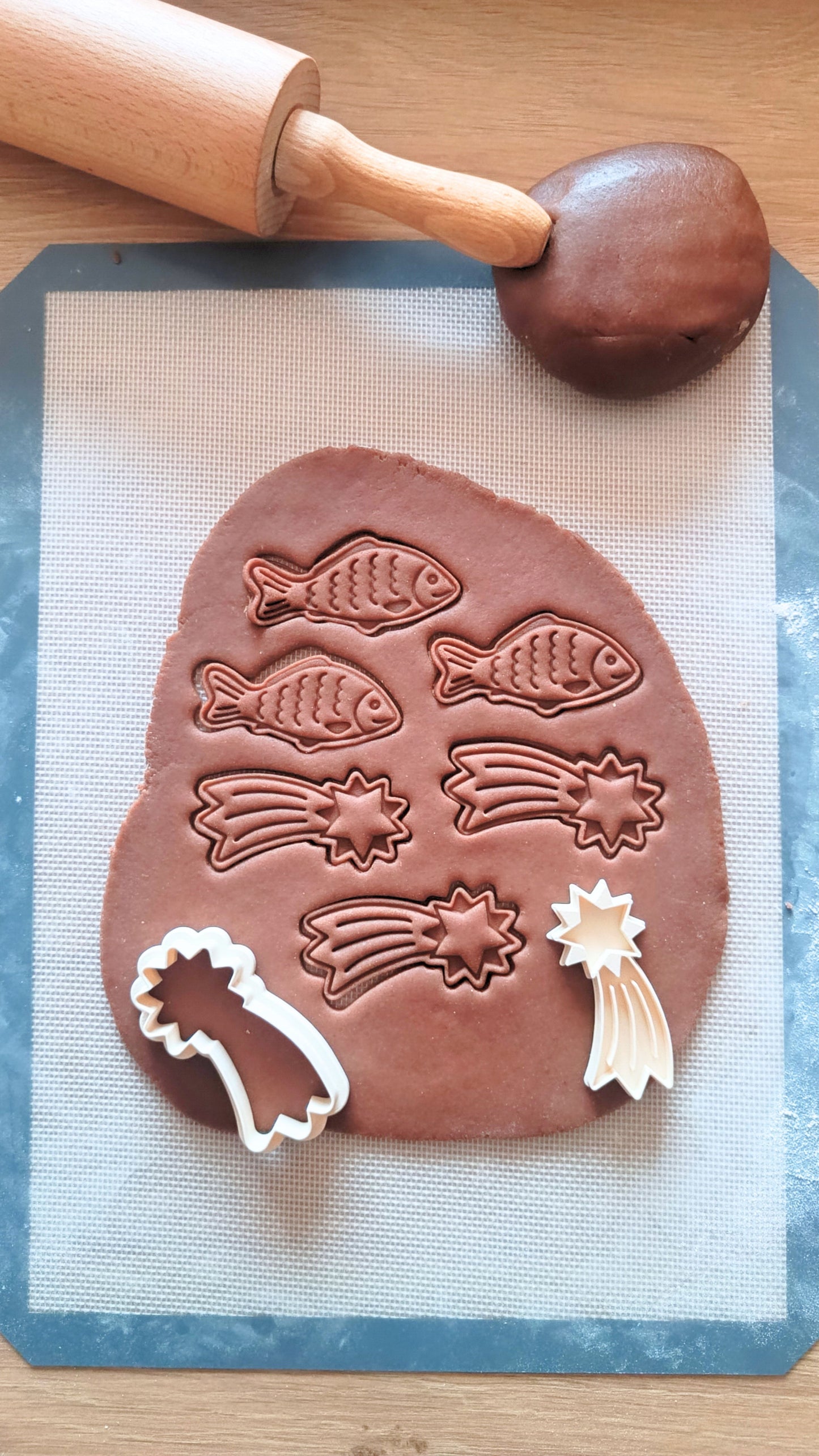 Carp - cookie cutter set