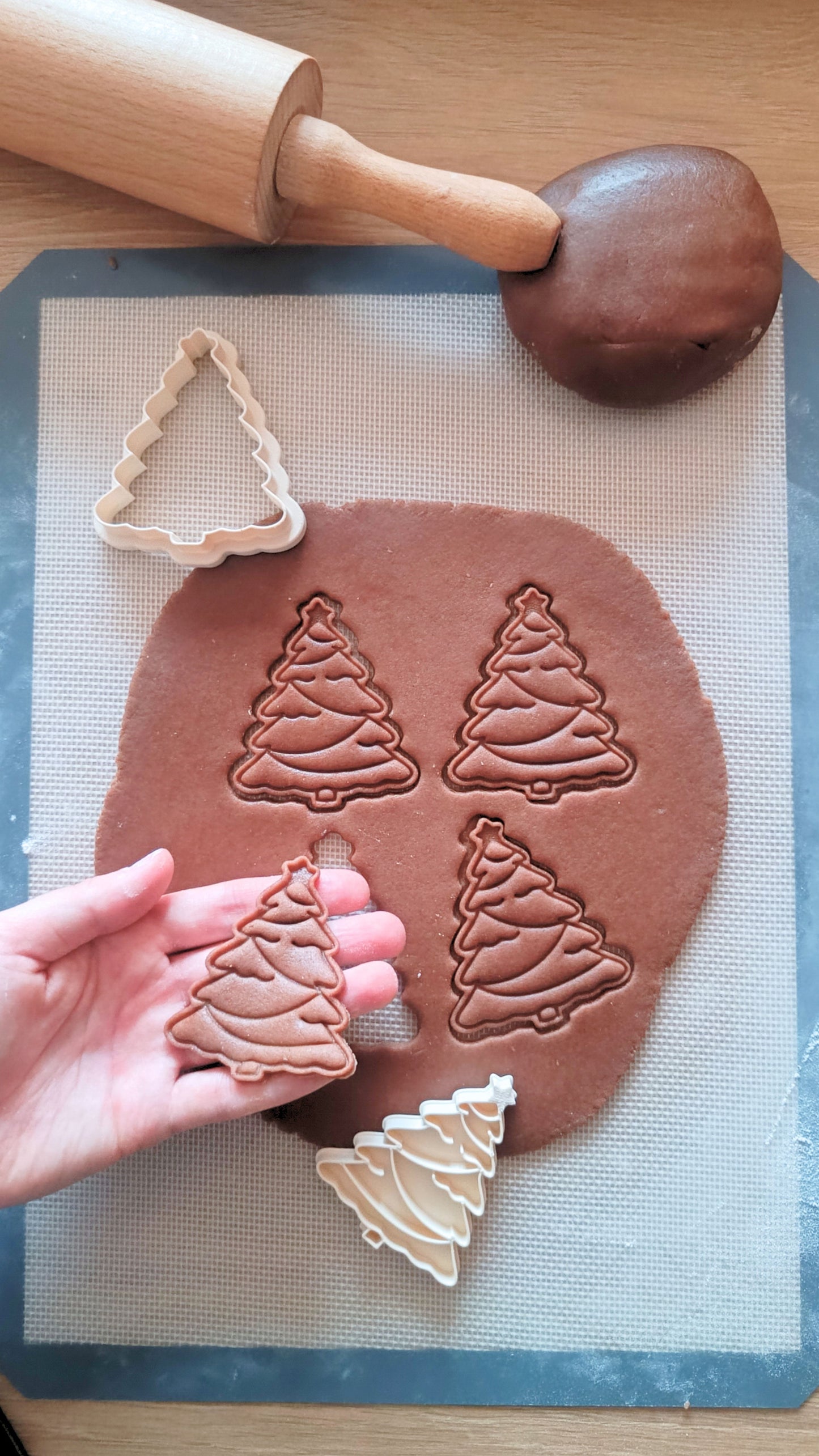 Christmas tree - cookie cutter set