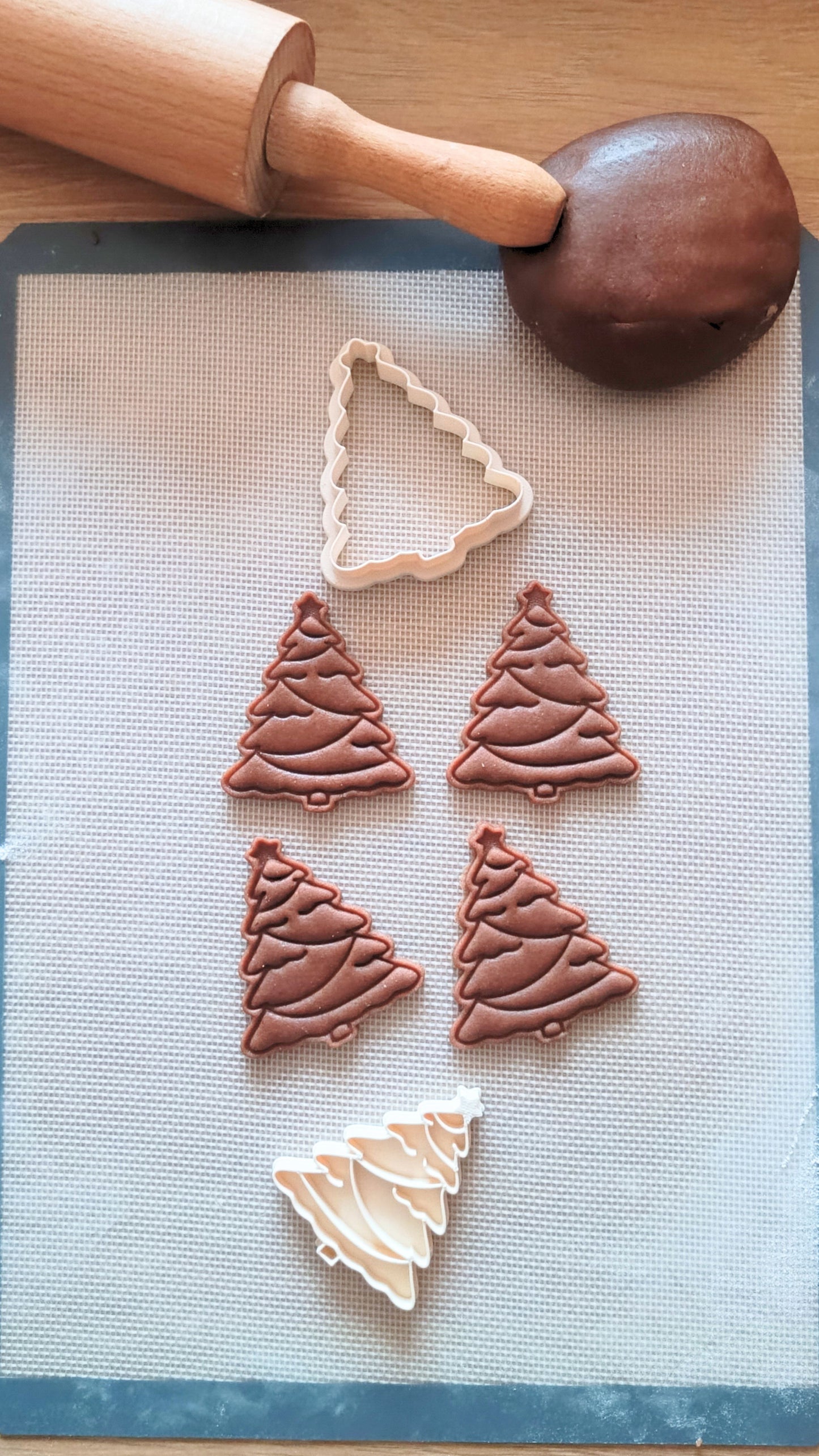 Christmas tree - cookie cutter set