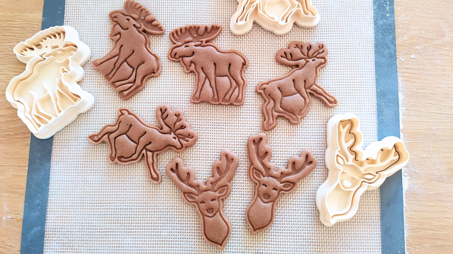 Reindeer - cookie cutter set