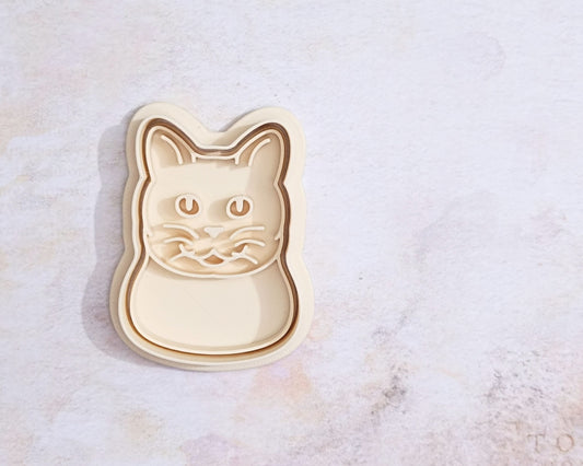 British Shorthair Cat - cookie cutter set