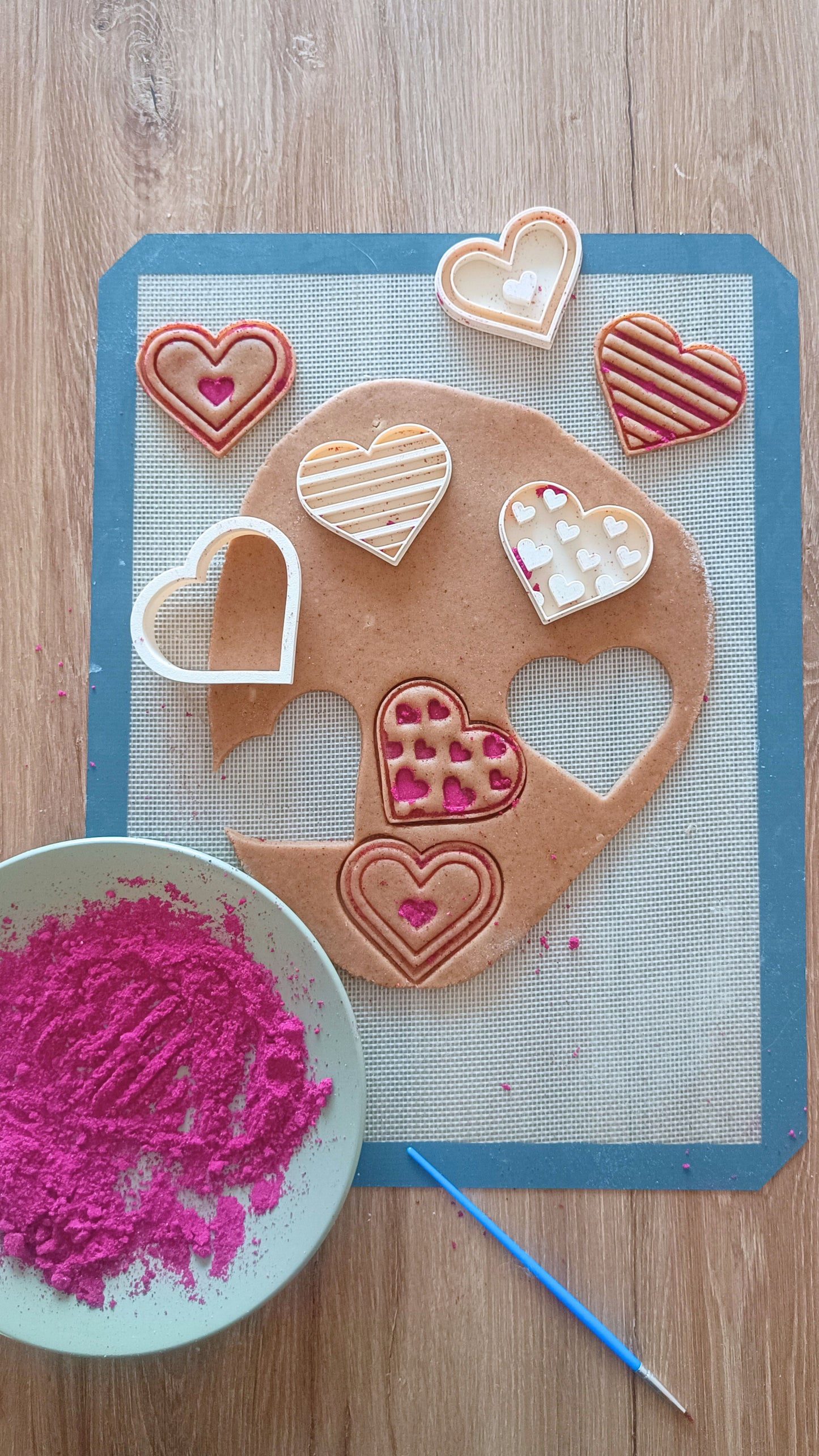 Hearts - cookie cutter set