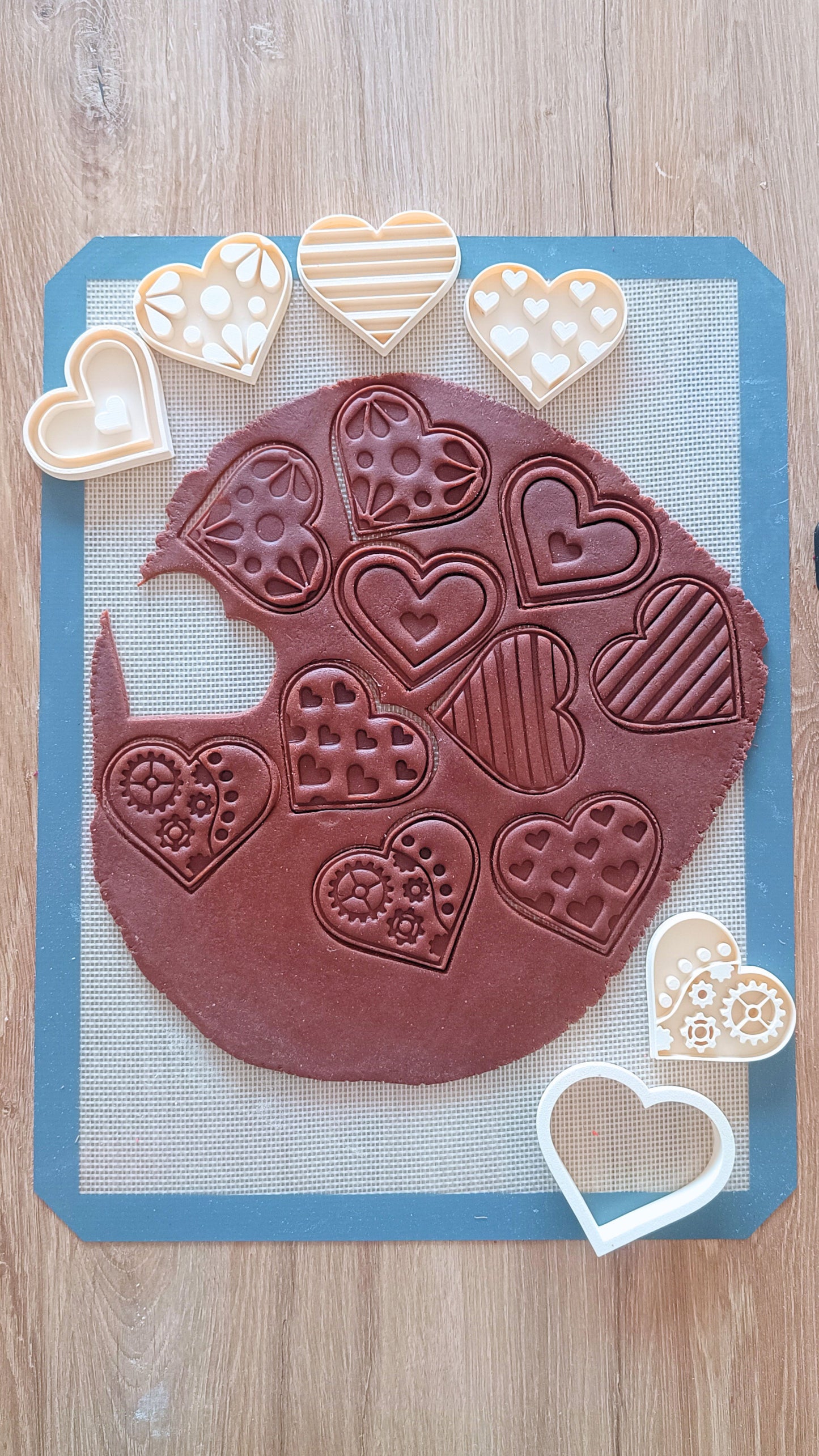 Hearts - cookie cutter set