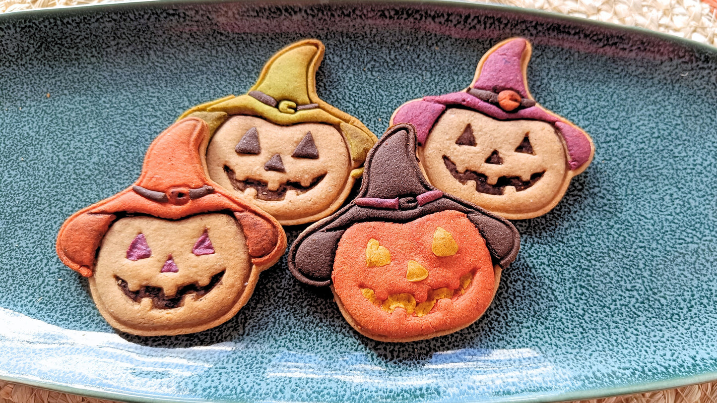 Pumpkin with hat- cookie cutter set