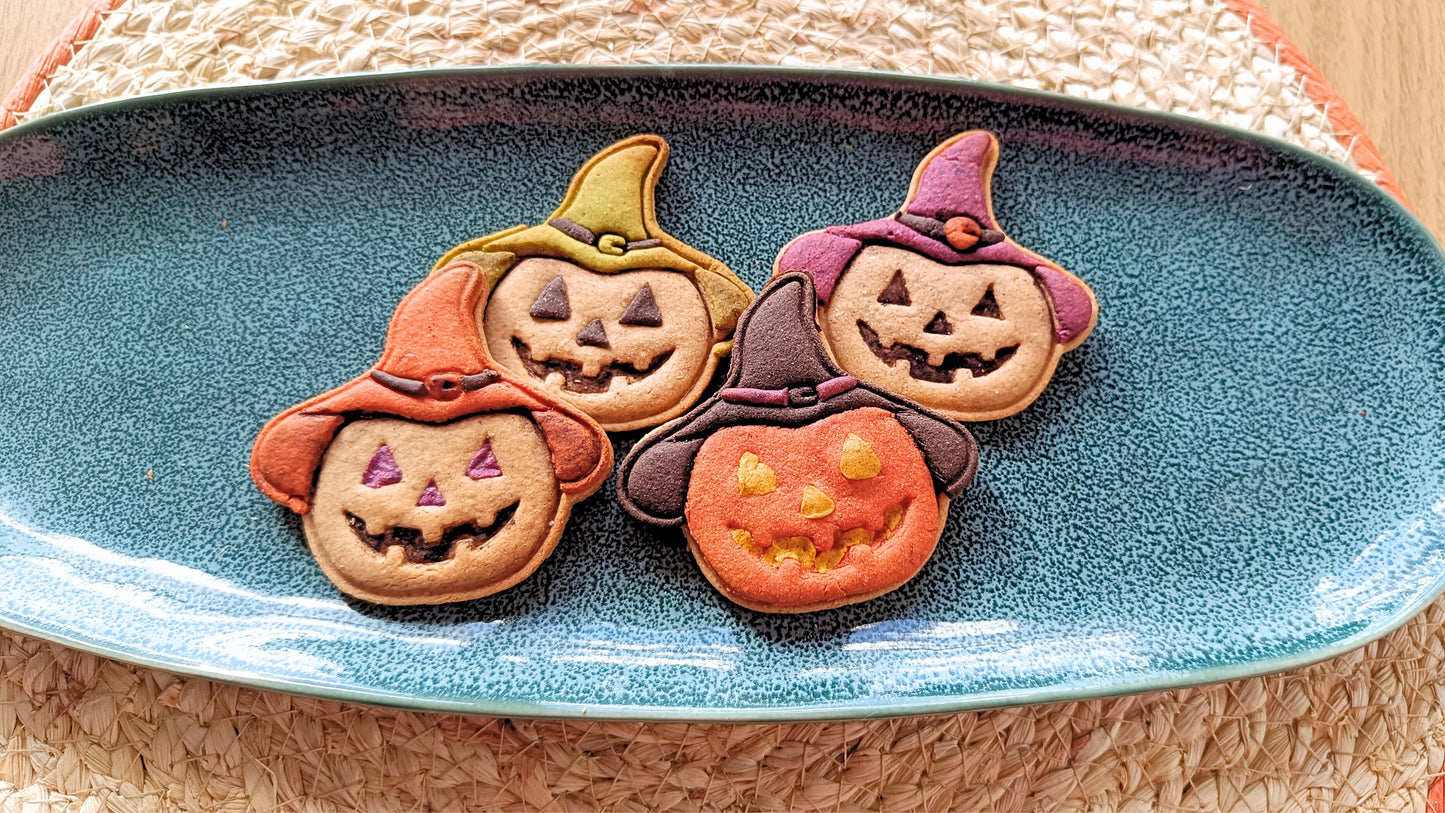 Pumpkin with hat- cookie cutter set