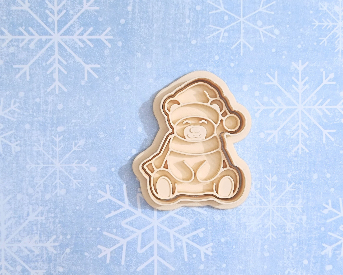 Christmas Teddy bear - cookie cutter set