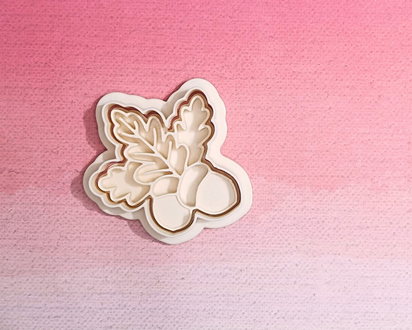 Branch with acorns - cookie cutter set