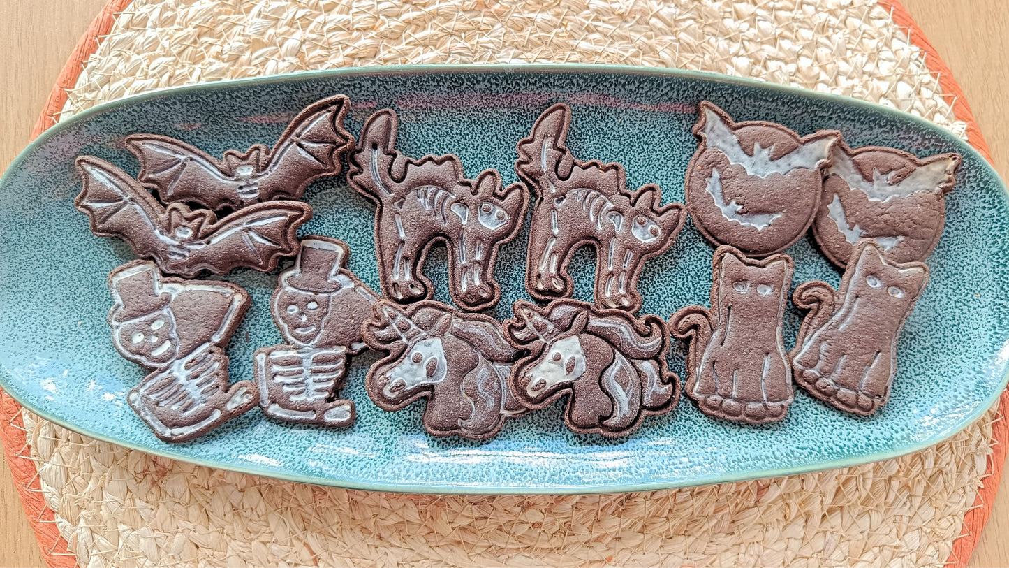 Bats silhouettes - cookie cutter set