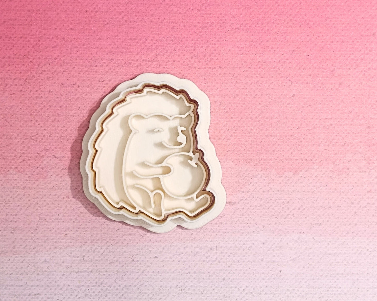 Autumn hedgehog - cookie cutter set