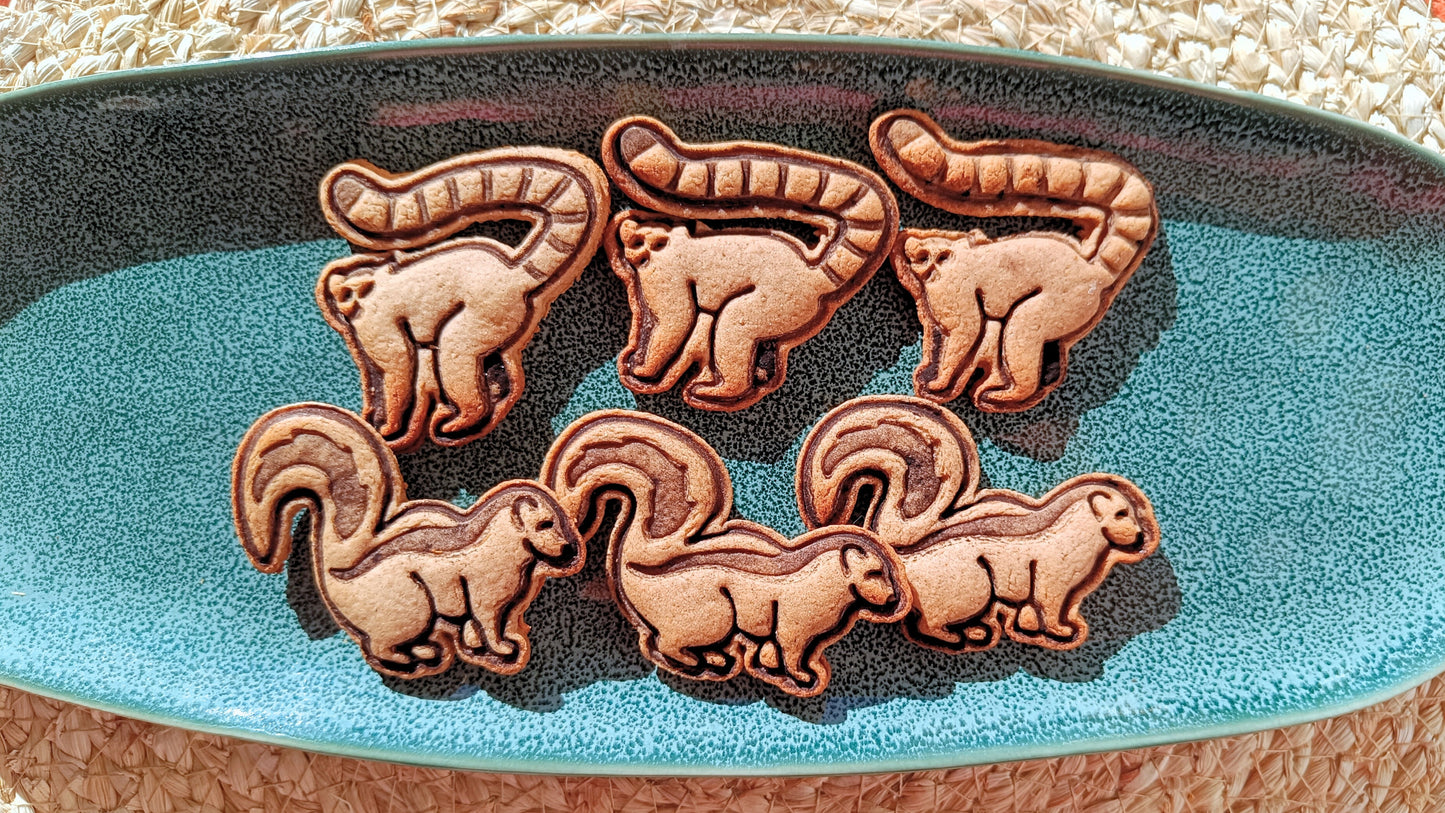 Skunk - cookie cutter set