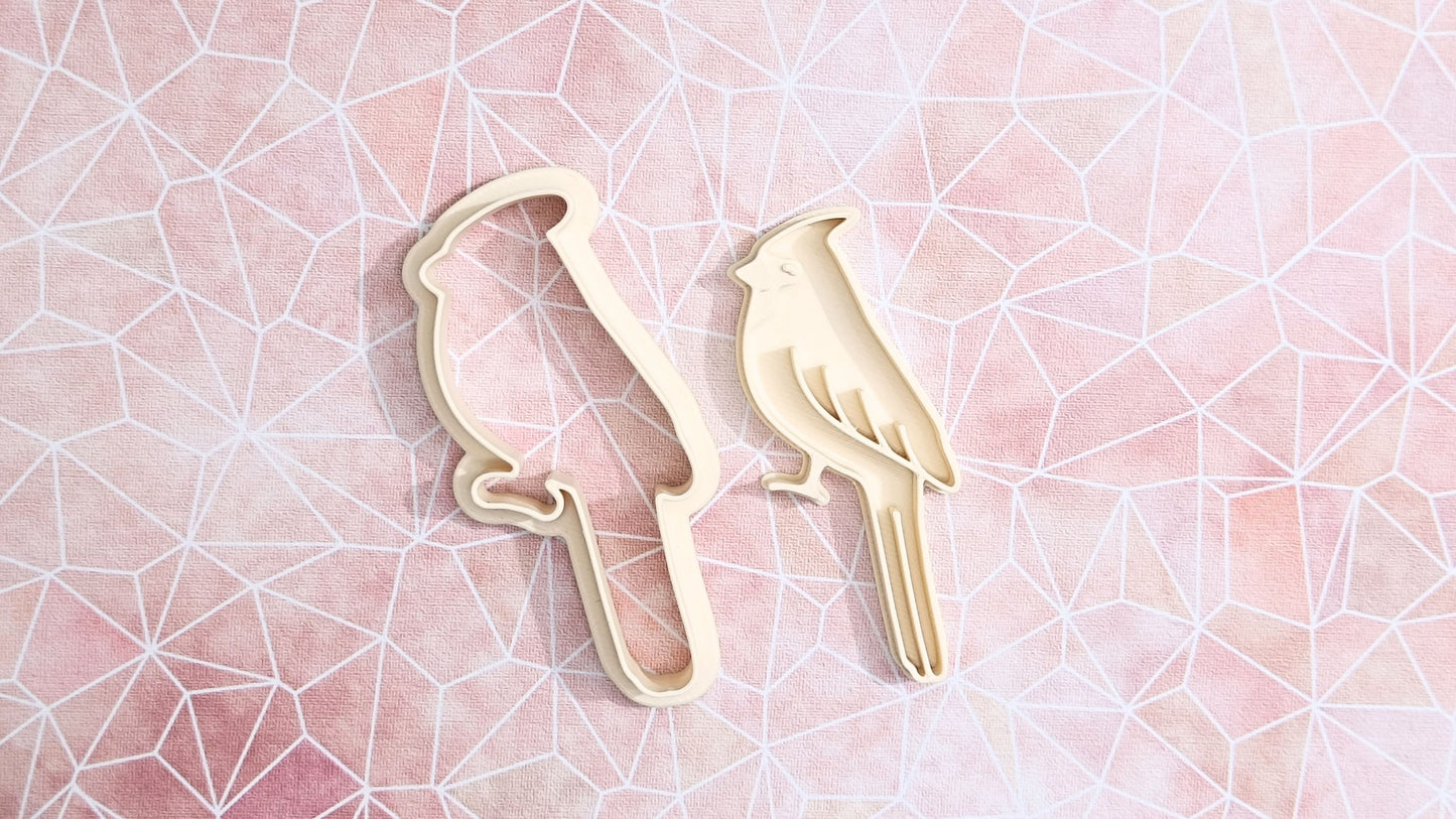 Red cardinal - cookie cutter set