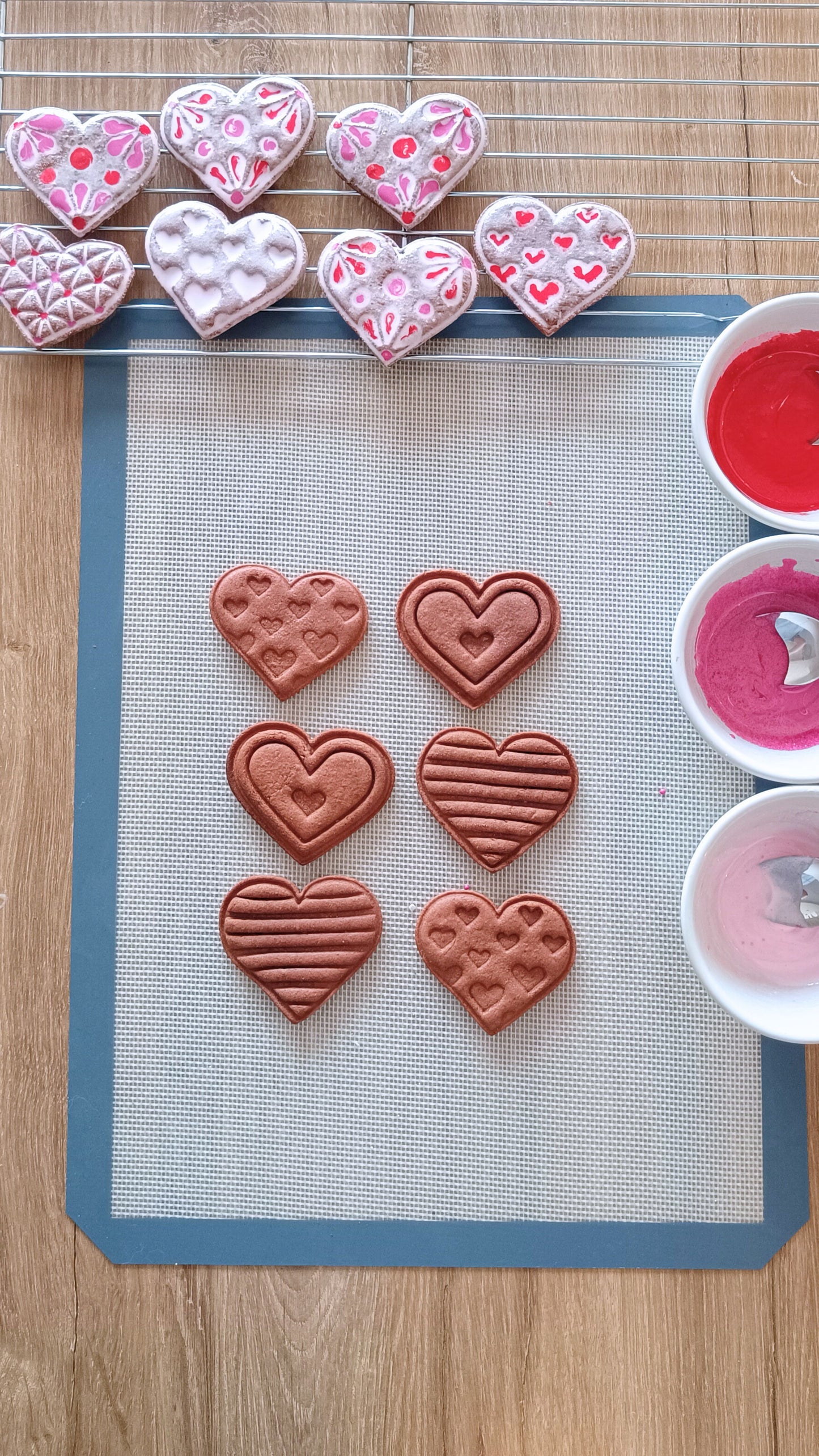 Hearts - cookie cutter set