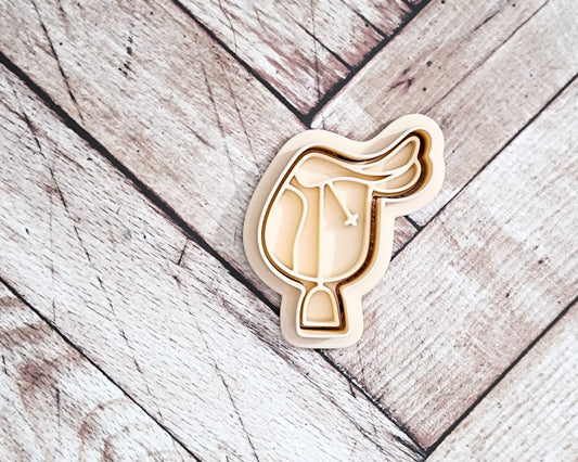 English saddle - cookie cutter set