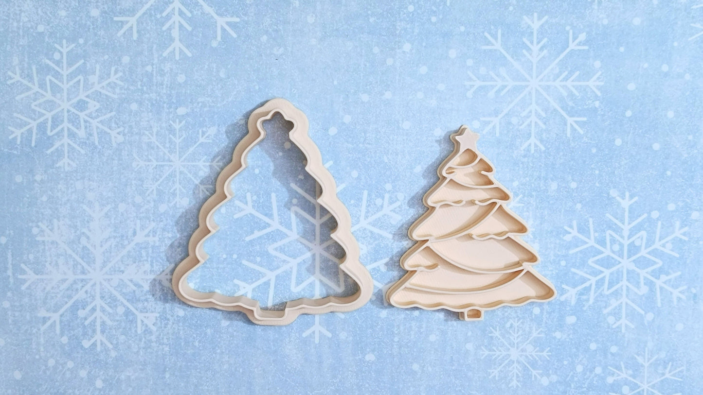 Christmas tree - cookie cutter set