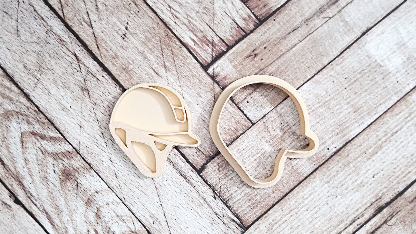 Riding helmet - cookie cutter set