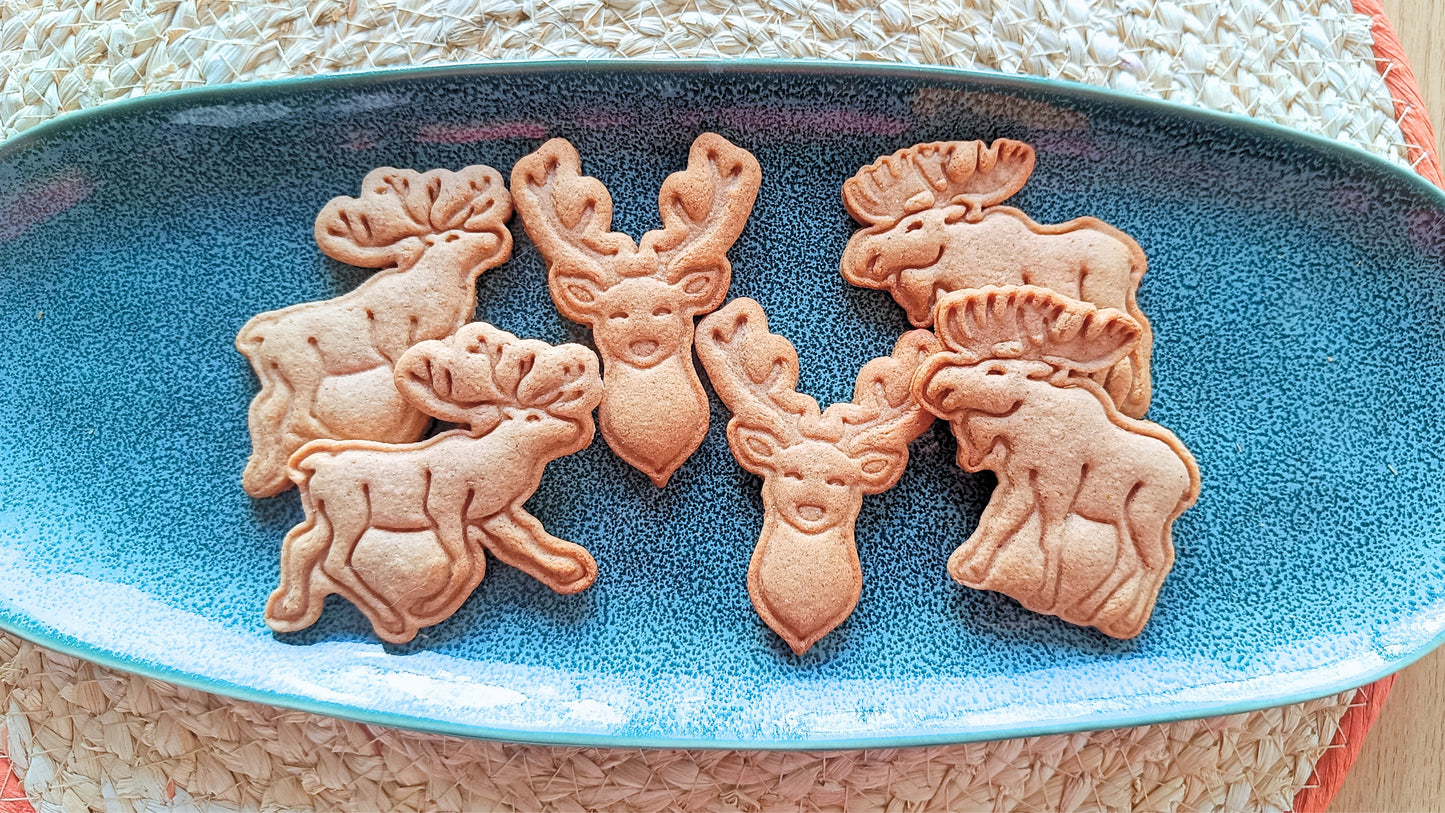 Reindeer - cookie cutter set