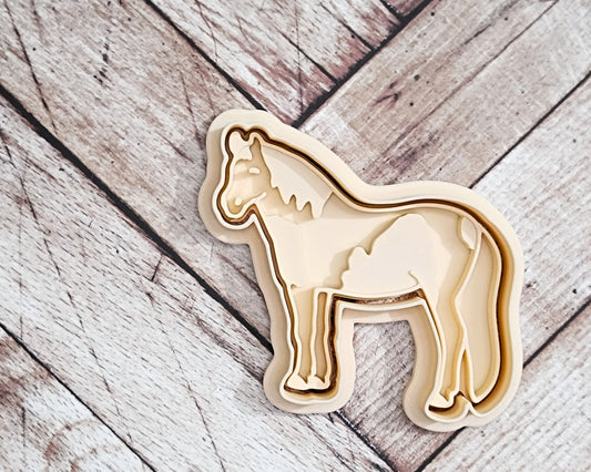 Pinto horse - cookie cutter set