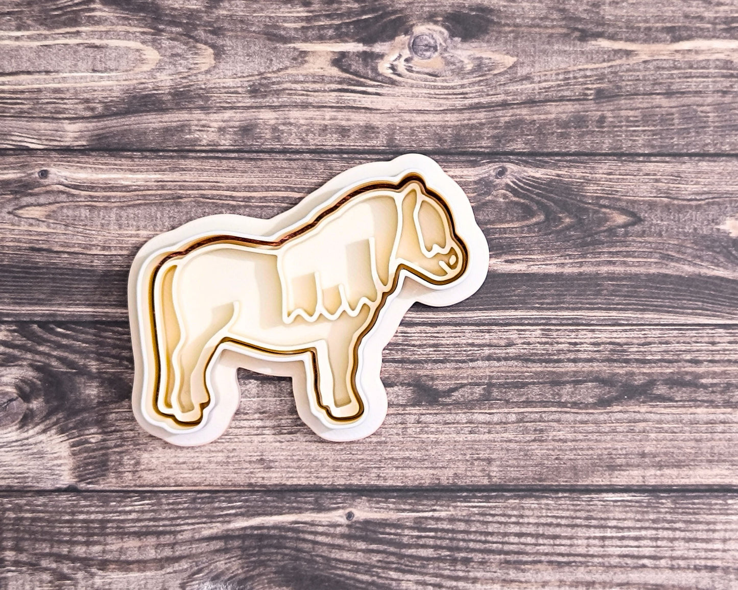 Shetland pony - cookie cutter set