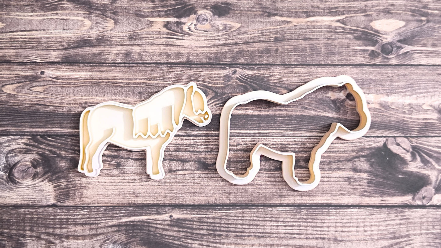 Shetland pony - cookie cutter set