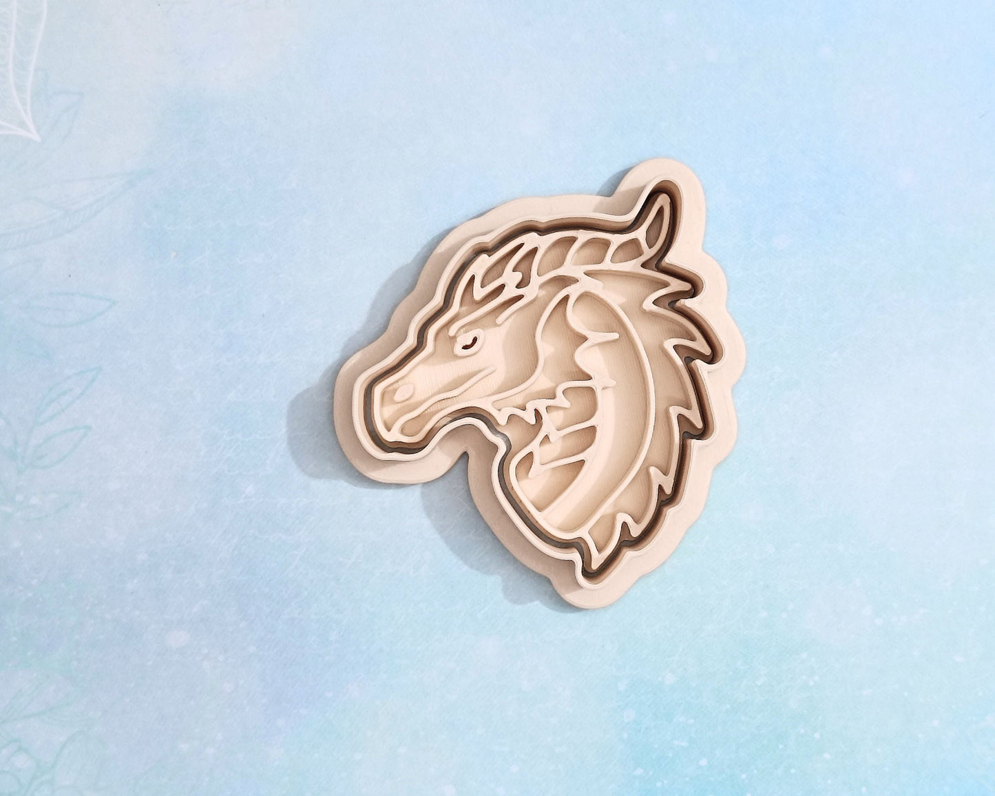 Dragon head, side - cookie cutter set