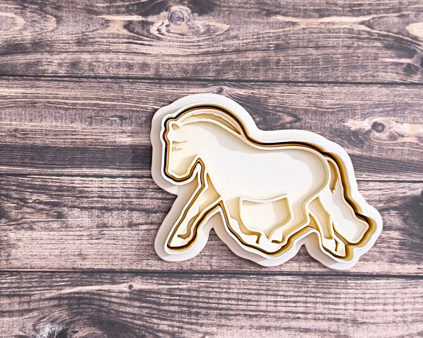 Fjord horse - cookie cutter set