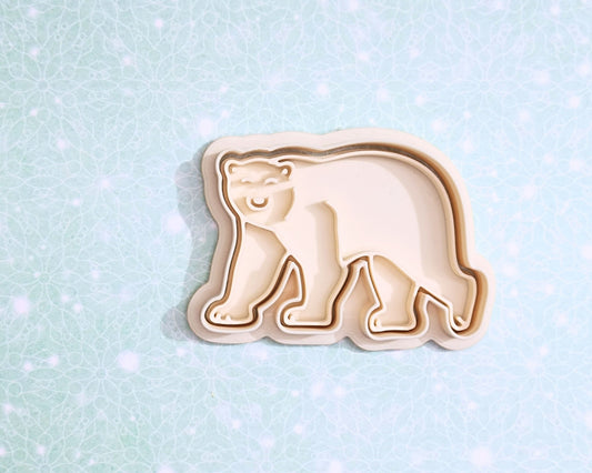 Polar bear - cookie cutter set