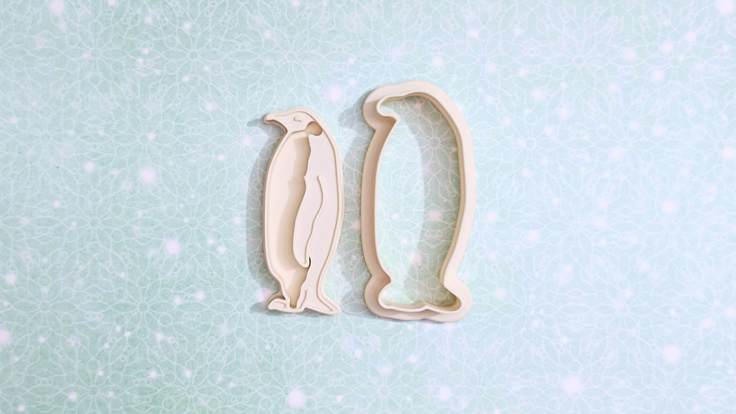 Emperor penguin - cookie cutter set