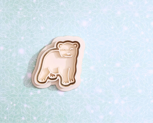 Baby bear, standing - cookie cutter set